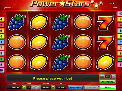 power stars slot gratis